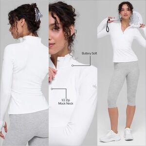 ALO Yoga Alosoft 1/2 Zip Rapid Pullover